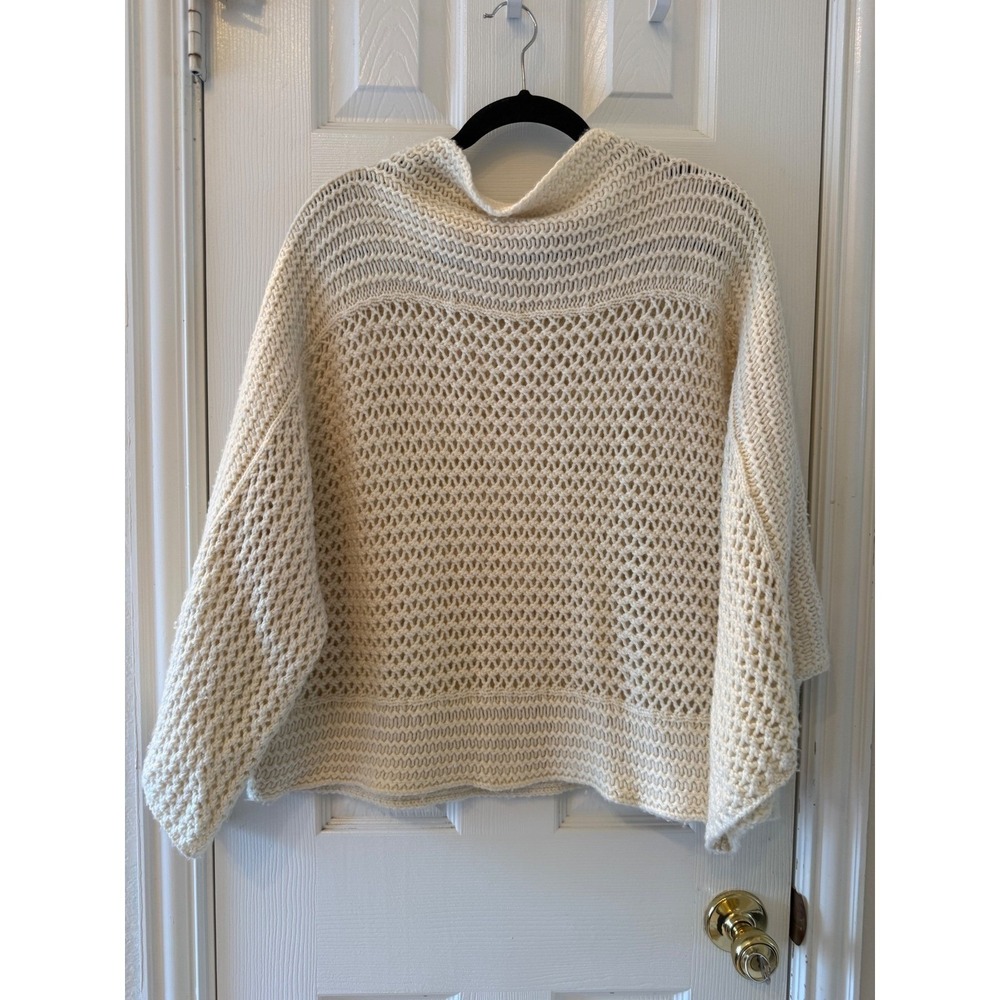 Chico's Black Label Cashmere Blend Chunky Knit Oversized Sweater L/XL - Picture 7 of 8